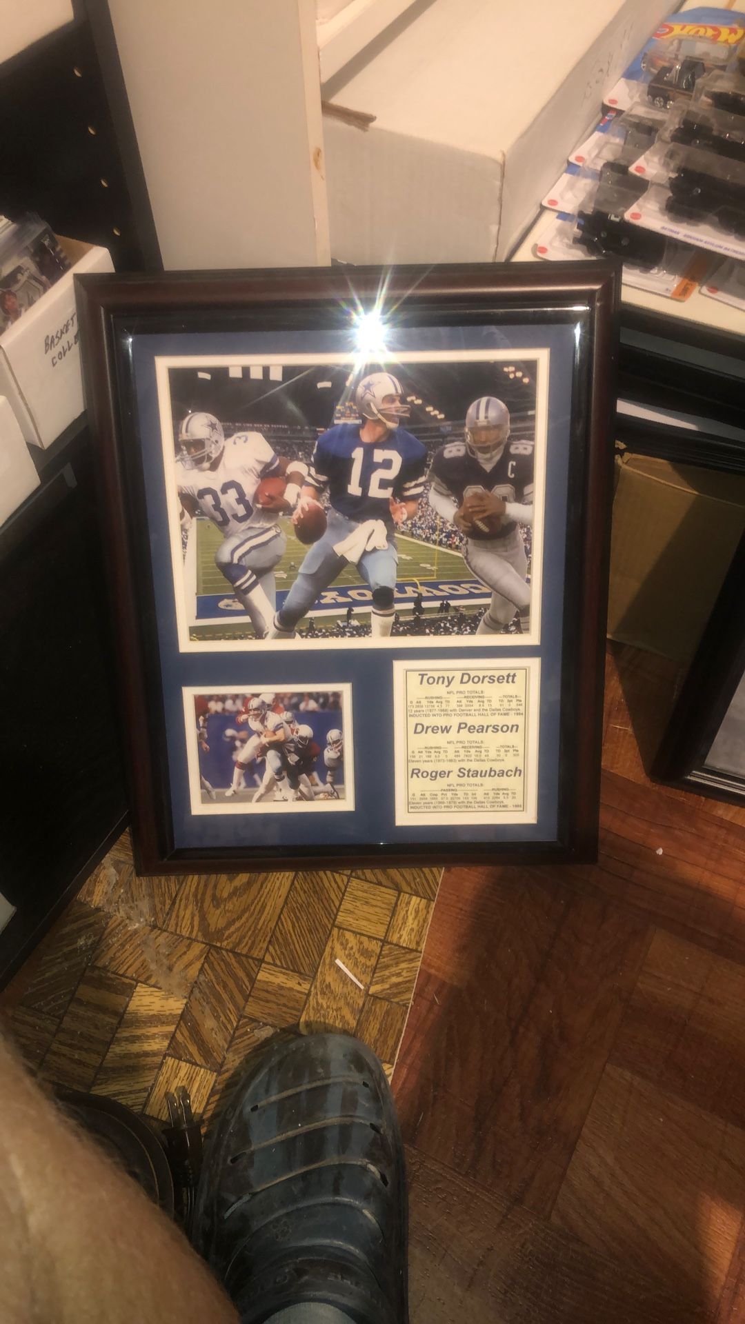 Dallas Cowboys Staubach, Dorsett, Pearson Frame