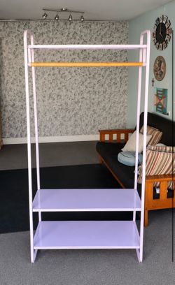 Lavender Metal Shelf