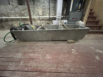 Vintage Alberene Soapstone Sink - Three-Bay, Heavy-Duty, Industrial Quality