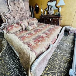 AICO By Michael Amini CHOCOLATE PLATINE DE ROYALE 5pcs KING Set - 20% OFF!!!