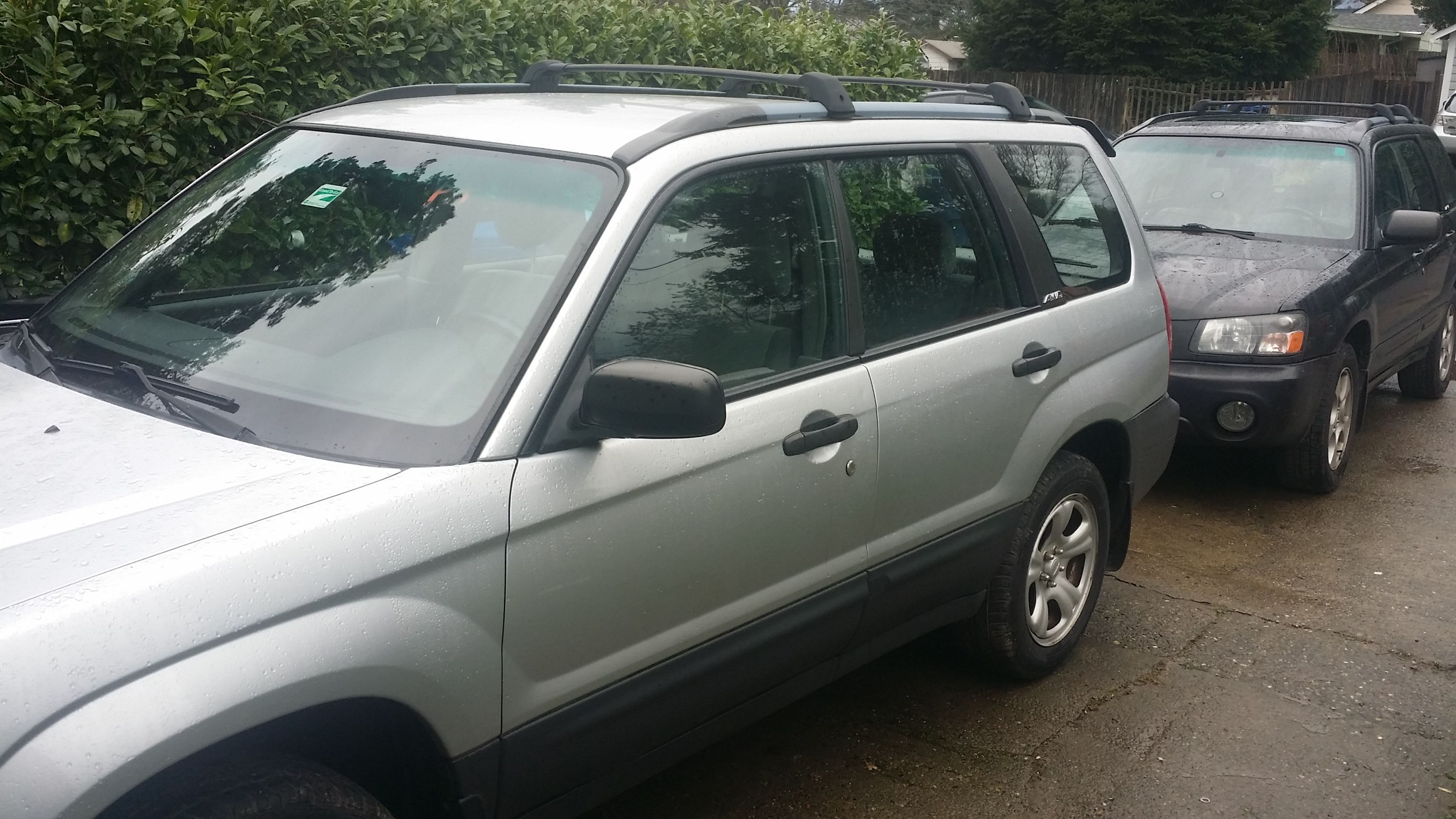 Parting out two 2004 Subaru Forester interior parts