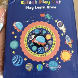 Splash Pad Mat, Sprinkler Water Inflatable Pool, Summer Outdoor Backyard Yard Play Toys Gifts for Toddler Kids Boys Girs Baby 1 2 3 4 5 6