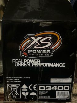 XS Power D3400 High Output Battery