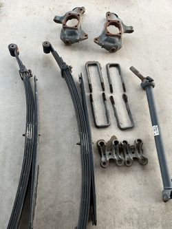 Leaf Springs,Spindles,Ubolts & Saddles, Frint Driveshaft For GMC 2500