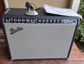Fender Twin Reverb 65’ Reissue Guitar Amplifier 1990 Blackface Clean Original
