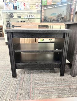 Nightstand for Living Room, Bedroom, Black, New