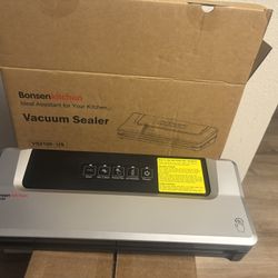 Bonsenkitchen VS2100 Food Sealer - Like New in Box - Meal Prep Ready