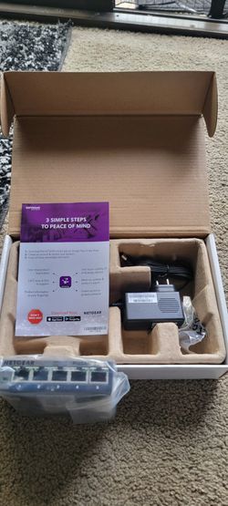 Brand New! Netgear GS105E 5 Port Prosafe Plus Smart Switch