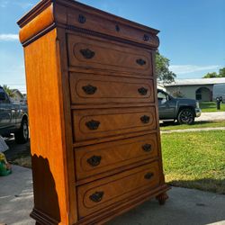 Vintage Upright Chest- 38”Lx18.5”Wx54.5”H