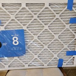 AC Filters New (4), 20 X25 X 1