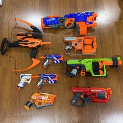 Nerf Guns (all 9)