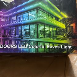 300FT RGB LED Colorful Eaves Outdoor Lights Waterproof