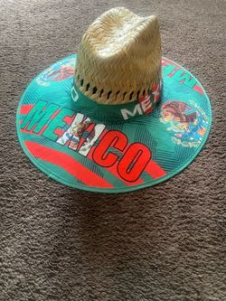 (New) Team Mexico National Soccer Sun Straw Hat - One Size Fits All
