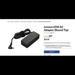 LENOVO AC ADAPTER CHARGER