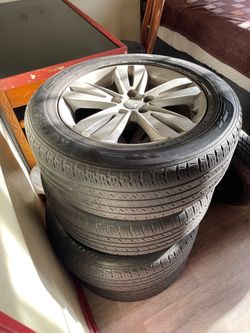 17” Kia Alloy Wheels with Kumho Tires Set of 4