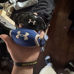 Blue and Black Chinstrap