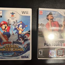Nintendo Wii Games And Bag