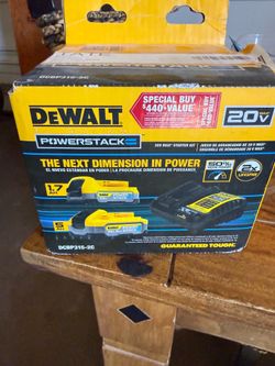 Dewalt batteries and charger