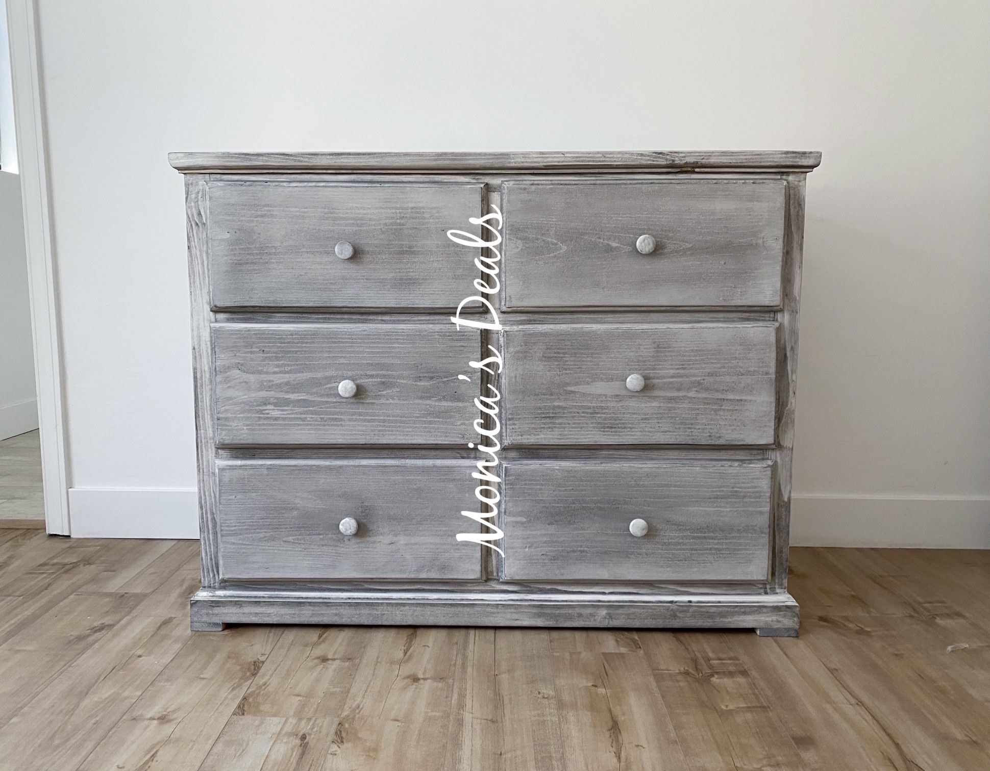 Solid Wood 48” Dresser $400
