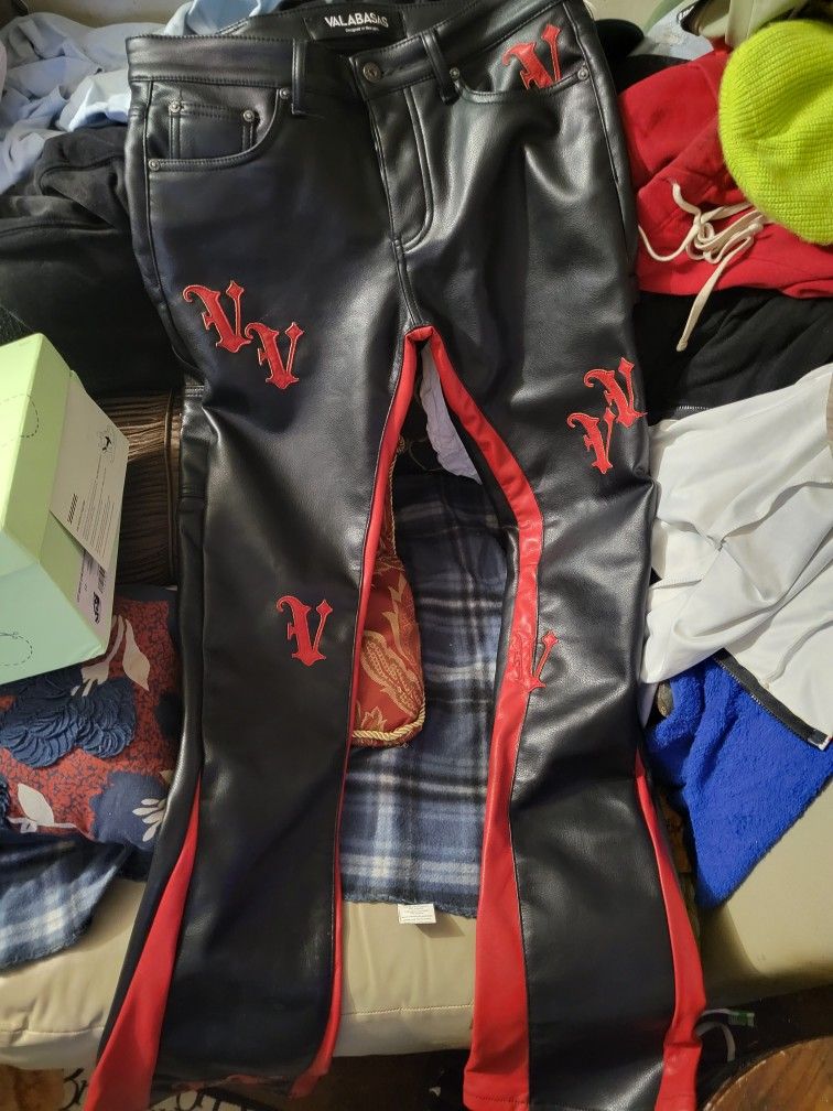 Valabasas Leather Pants Men Size 32