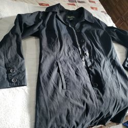 Eddie Bauer Black 5 Button Coat