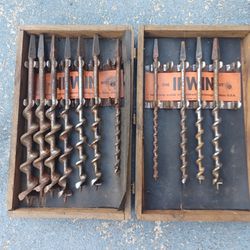 Antique Drill Bits In Original Box 