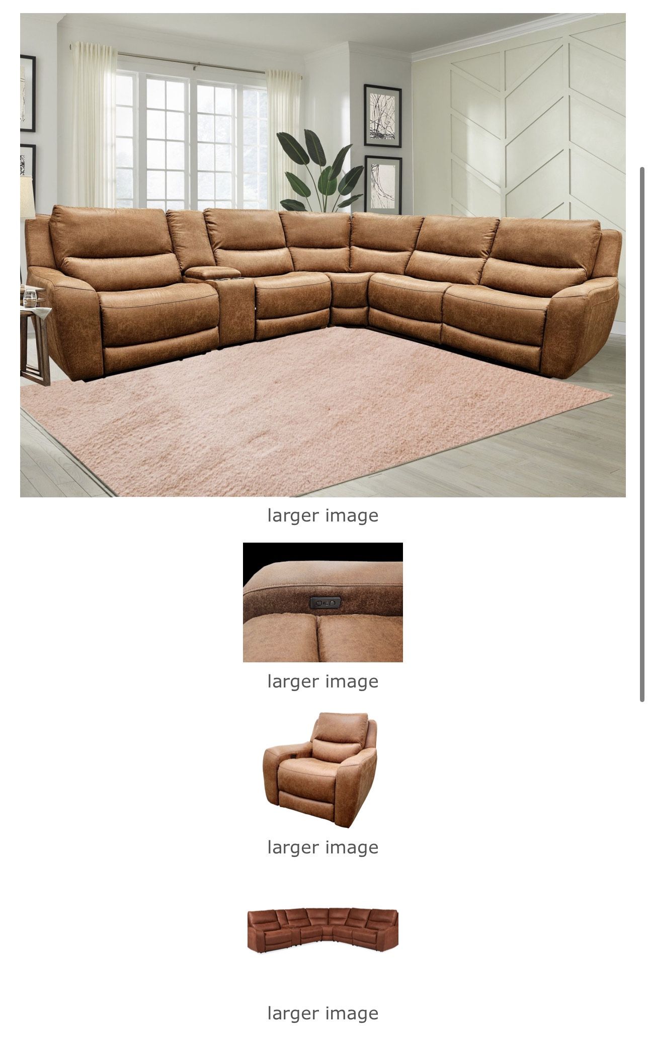 Power Reclining Sectional