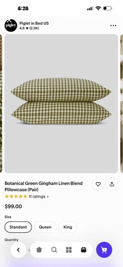 Piglet in bed linen pillow shams