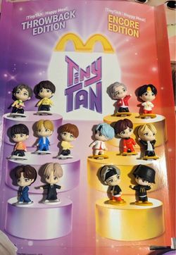 BTS TinyTAN McDonald's Happy Meal Figures