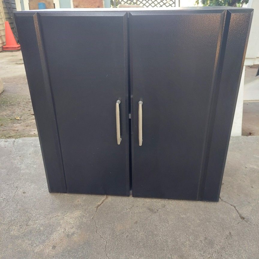 Black Kitchen Cabinet