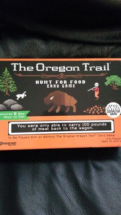 Oregon trail card game based on the computer game