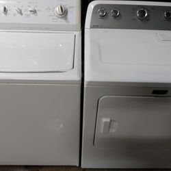 Washer And Brand New Electric Dryer They Both Work Great Clean Inside And Out