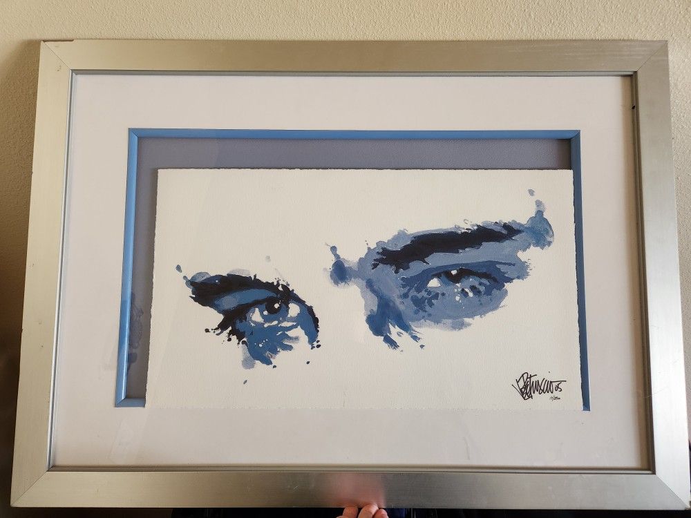 Surrender Eyes Elvis Presley Painting By Joe Petruccio