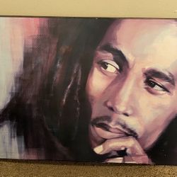 Wooden Art Piece, Bob Marley