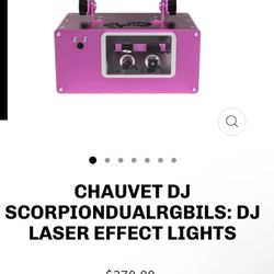 Chauvet DJ Scorpion Dual RGB ILS laser