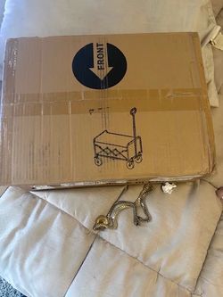 Black Collapsible Utility Wagon