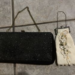 Antique Clutch and Coin Purse