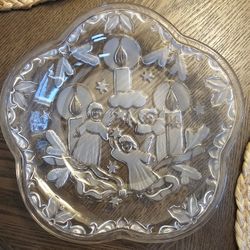 Vintage Mikasa Christmas Plate