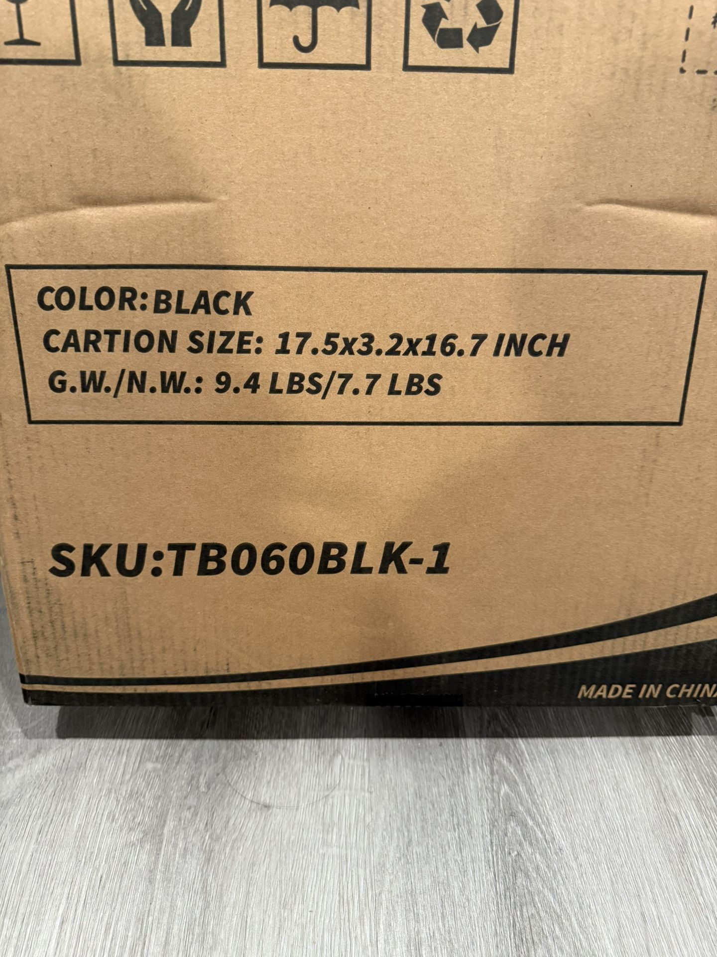 Metal Outdoor Side Table Black