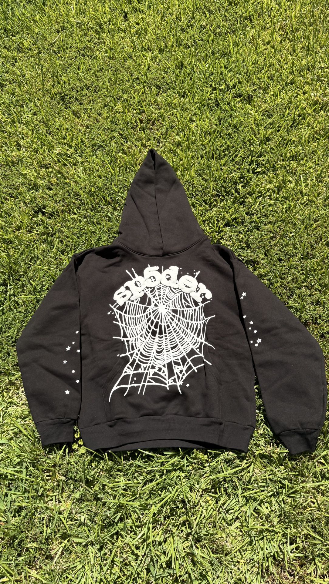 Sp5der web Black hoodie