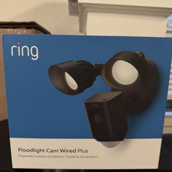 Ring Floodlight (WIRED) Camera In Black