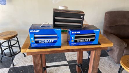 three brand new mini toolboxes all three for $30
