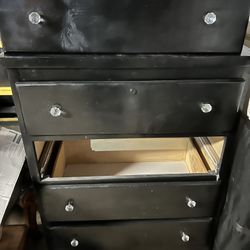 Black Wooden Dresser