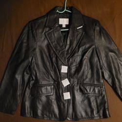 New Women's Worthington Small  Petite Leather Jacket