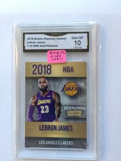 Lebron James certified card