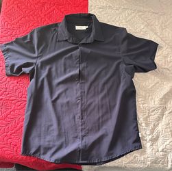 Navy Blue Button Up
