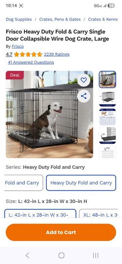 FRISCO HEAVY DUTY DOG CRATE