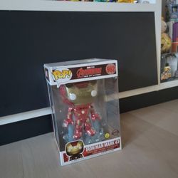 Funko POP! Marvel Jumbo Iron Man Mark 43 Figure Statue #962 GITD Exclusive 10"