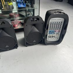 Bocinas Berhinger Medida 10 Con Mixer Amplificada