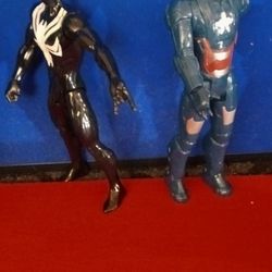 Marvel Set Of Spider-man Venom And Iron Men Patriot